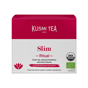 Зелений чай для схудення Slim Ritual Kusmi Tea у пакетиках 18х2г