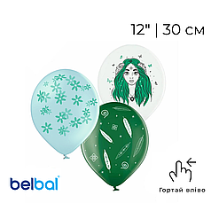 Принт 147 BELBAL-ББ 12" Мавка лісова на білому