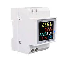 Ватметр D52-2066 на дин рейку AC 80-300 V,0-100 A з вбудованим трансформатором струму