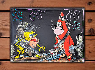 Банер "Патрік та Губка Боб"