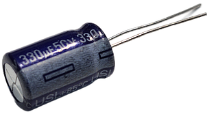 330mkf - 50v  USL 10*15  SAMSUNG, 85°C конденсатор електролітичний