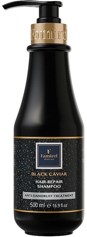 Шампунь проти лупи з екстрактом чорної ікри Famirel, 500 мл, фото 1