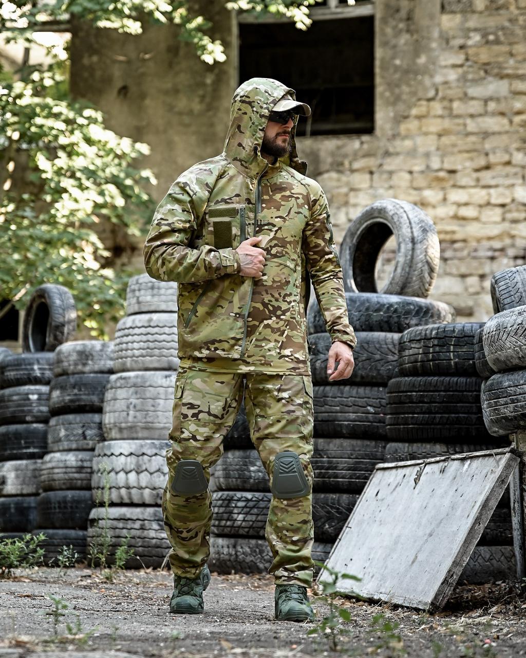 Чоловіча військова форма 3 в 1 Multicam ubacs куртка та штани, Тактичний костюм убакс мультикам - фото 1 - id-p2710305590
