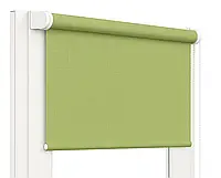 Роллеты на окна Роллета тканевая Рулонные шторы Len Зелений