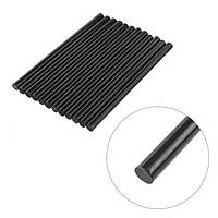 Комплект клейових стрижнів чорних 11.2 мм*200 мм, 12 шт INTERTOOL RT-1023