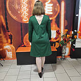 Сукня J.LONDON святкова віскоза довгий рукав стрази 44 смарагд, фото 7