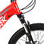 ВВелосипед SPARK MONTERO JR. (колеса - 24", алюмінієва рама - 11") сірий з червоним, фото 6