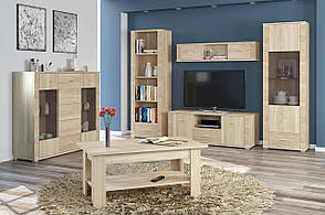 Вітрина 1В1Ш Грес , Меблі Сервіс, Дуб самоа, фото 4