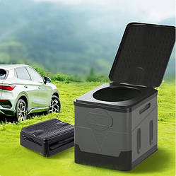 ПОРТАТИВНИЙ ТУРИСТИЧНИЙ ТУАЛЕТ 20л 200кг   ASIV-GREY1236