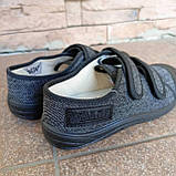 Мокасини Waldi чорні на 2-х липучках 224-754-2, фото 2