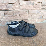 Мокасини Waldi чорні на 2-х липучках 224-754-2, фото 3