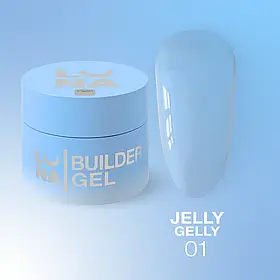 Гель-желе для нігтів LunaMoon Jelly Gelly №1 прозорий, 15 мл