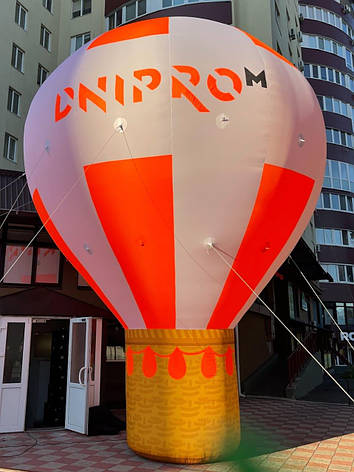 Надувна куля на тумбі 7 м, фото 1