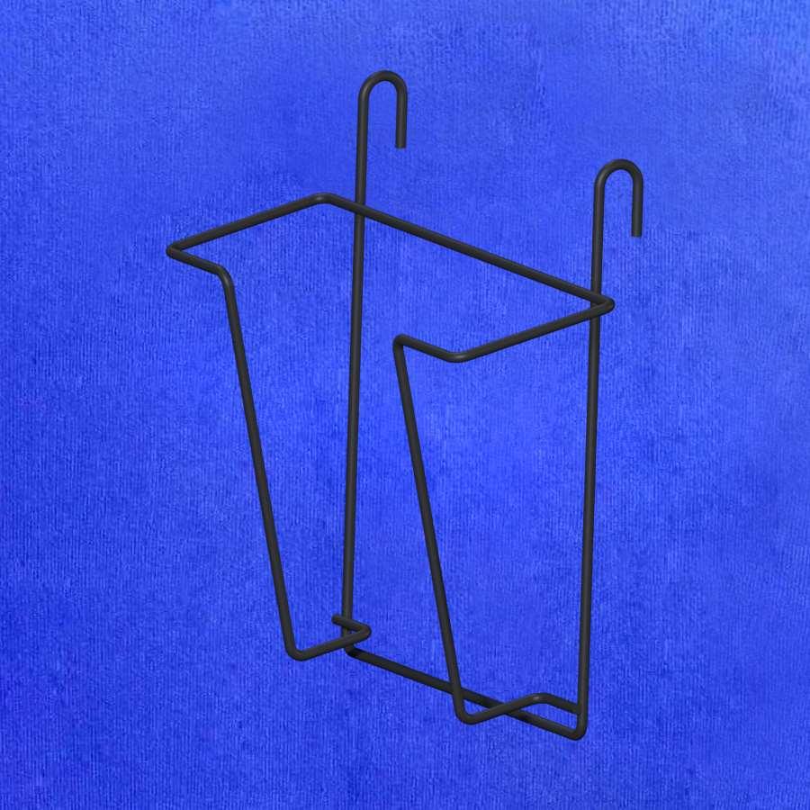 Кишеня під листівки А4 на сітку (КР-01), чорна