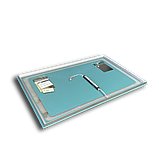 Дзеркало з LED підсвічуванням 500 х 800 мм, фото 6