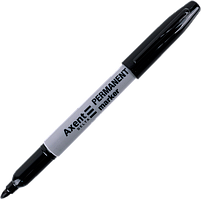 Маркер перманентний (1мм, чорний) Axent Delta Permanent D2606-01