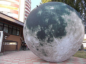 Надувна декорація Місяць діаметром 5 метрів для оформлення заходів, фото 2