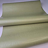 Шпалери вінілові 10.05 × 0.53 м Marburg Astoria 53737, салатові однотонні для спальні, вітальні, кухні, фото 4