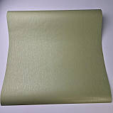 Шпалери вінілові 10.05 × 0.53 м Marburg Astoria 53737, салатові однотонні для спальні, вітальні, кухні, фото 5