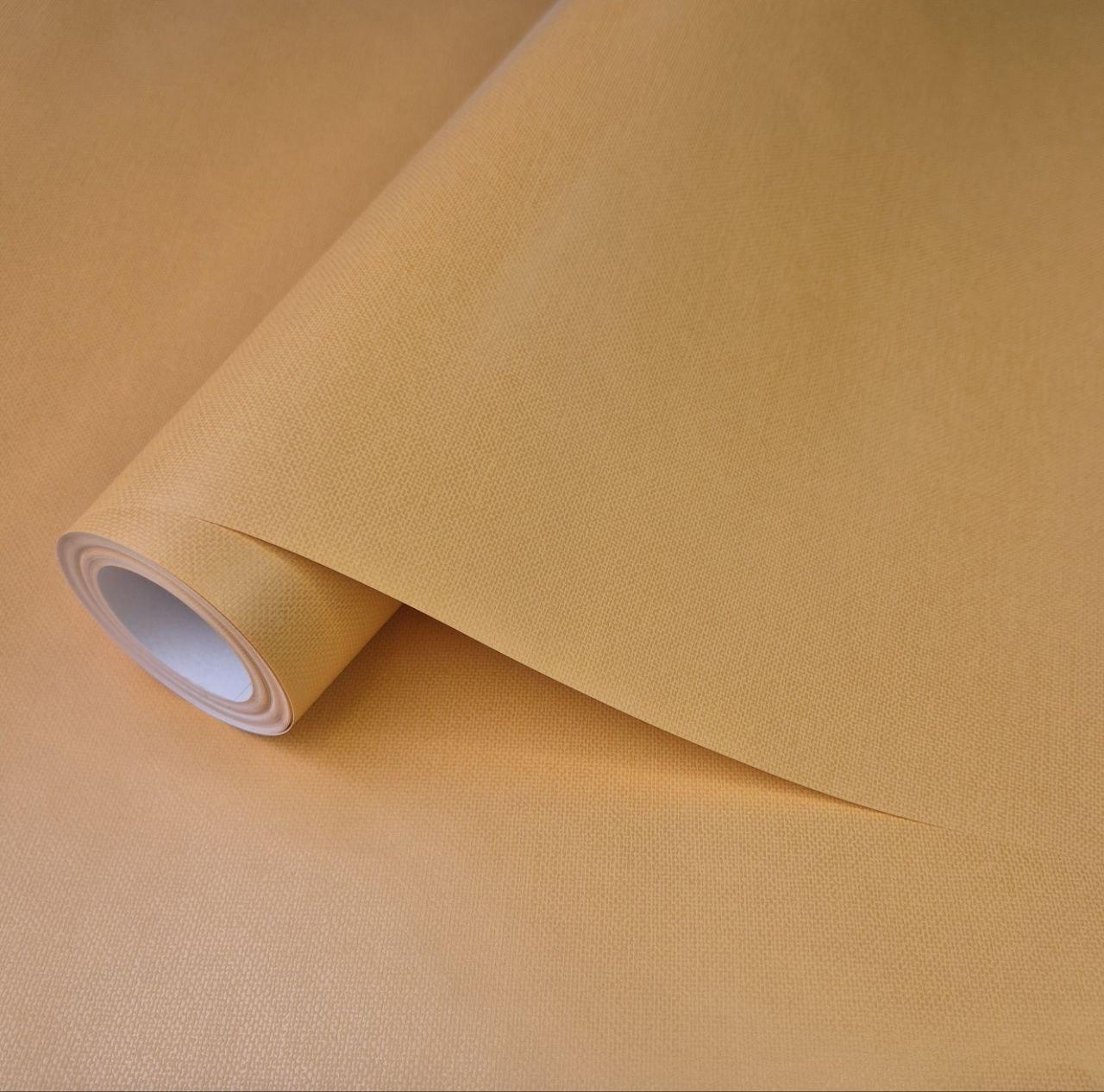 Шпалери вінілові 10 × 0.53 м Marburg Astoria 53750, помаранчеві однотонні для кухні, вітальні, коридору, фото 1