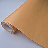 Шпалери вінілові 10 × 0.53 м Marburg Astoria 53750, помаранчеві однотонні для кухні, вітальні, коридору, фото 3