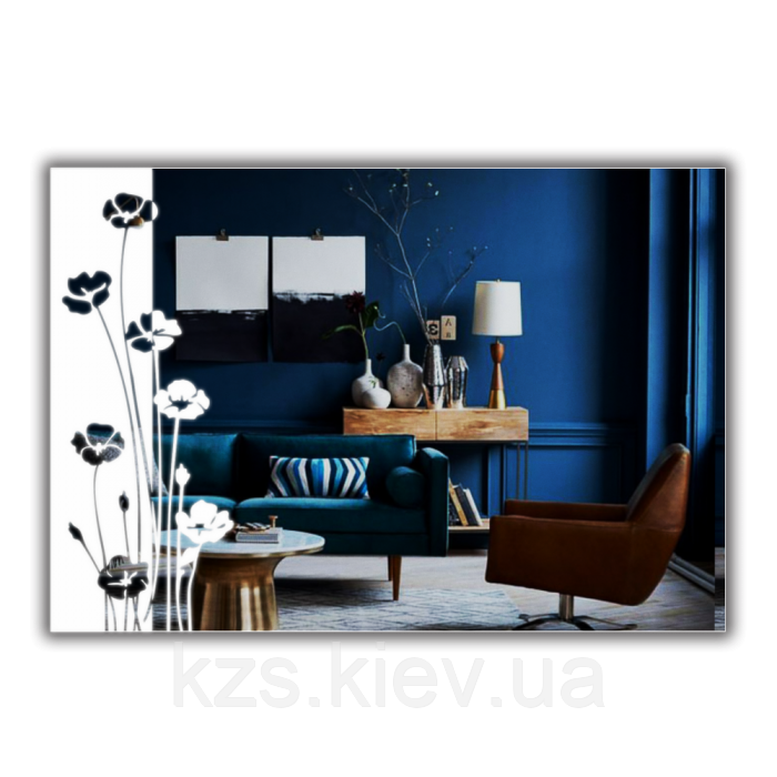 Дзеркало з підсвічуванням 550х800 мм., фото 1