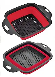 РОЗПРОДАЖ Дуршлаг силіконовий складний Benson BN-093