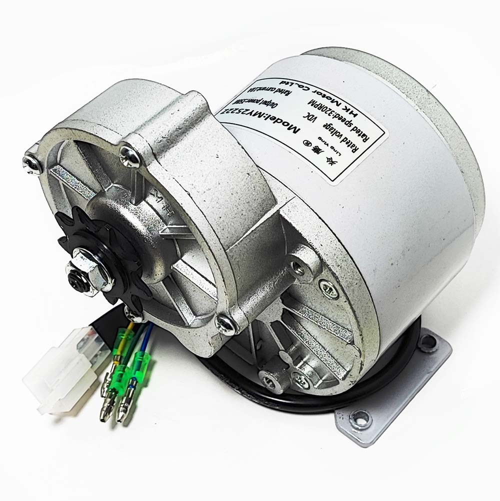 Електродвигун BLDC 36 вольтів 350 ватів редукторний