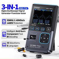 Осцилограф портативний FNIRSI DSO-TC4 3в1 +генератор сигналів, +тестер транзисторів