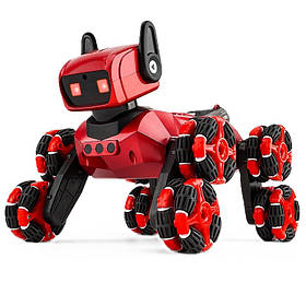 Інтерактивна іграшка робот собачка Stunt Robot Dog з парогенератором та пультом на руку Red (3_07054)