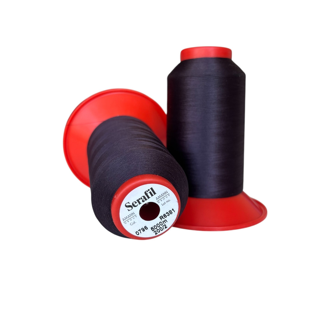 Нітка Serafil Amann 300/0796/5000м темний бордо, фото 1