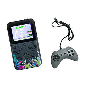 Ігрова приставка консоль RIAS G620 Game Box 3" 500 ігор з джойстиком Black (3_07055)