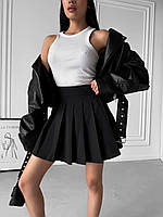 Жіноча спідниця шорти на високій посадці Cartell чорна