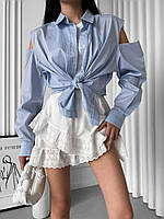 Спідниця Annver з рюшами та мереживом зара молочна