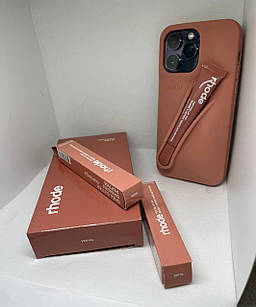 Чохол з блиском для губ на iPhone 14 pro max Rhode Toast