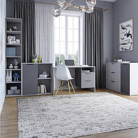 Гарнітур для кімнати LION Краш Кашемір/Антрацит з 4 елементів (LION-044173)