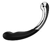 Двосторонній фаллоімітатор з силікону та металу для жінок для інтенсивної стимуляції точки G