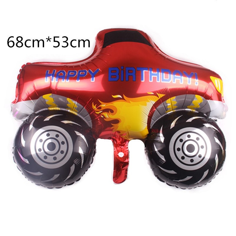 Фольгована кулька фігура Позашляховик з написом 68х53 см, фото 1