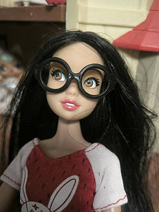 Окуляри для ляльки Барбі, чорні 1 шт.