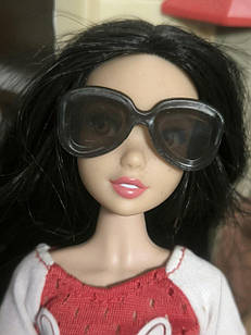Окуляри для ляльки Барбі, чорні 1 шт.