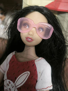 Окуляри для ляльки Барбі, чорні 1 шт.