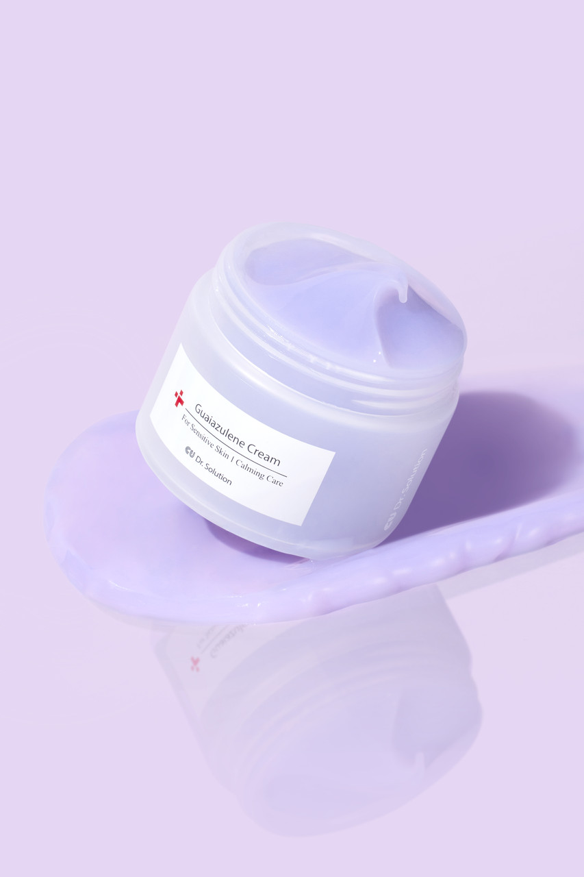 Інтенсивний заспокійливий крем з глазуленом CU Skin Dr. Solution Guaiazulene Cream, фото 1