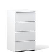 Комод 4Ш Бруклін, Меблі Сервіс, Білий