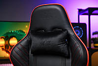 Крісло 2E GAMING HIBAGON II, ПУ шкіра, 3D-Armrests, чорно-червоний, фото 5