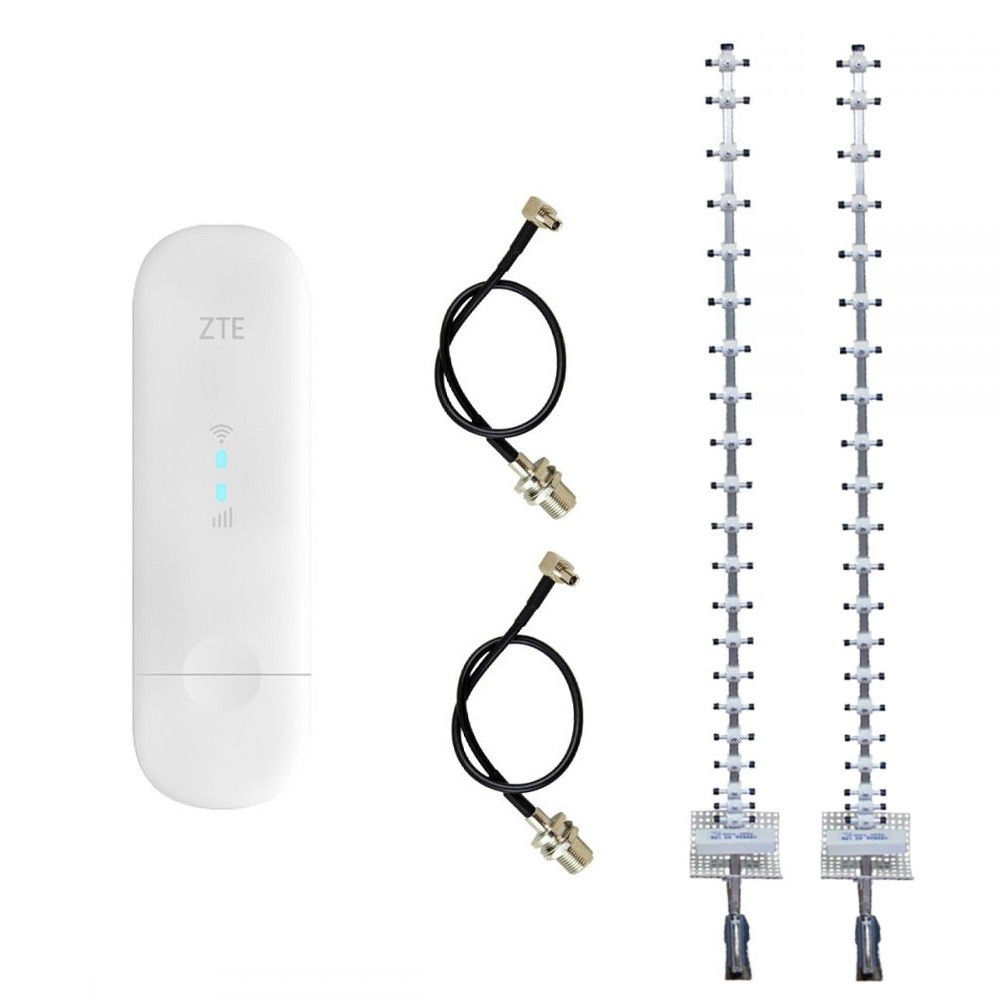 Комплект для мобільного інтернету 4G LTE "Бінго" (роутер ZTE MF79U та 3G/4G LTE антена Стріла MARKETNET)