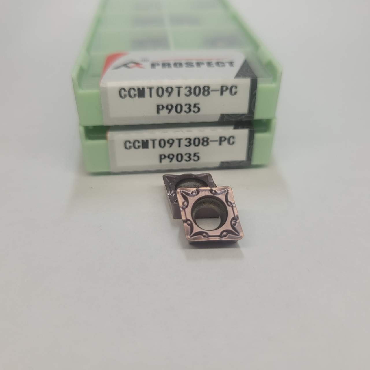 CCMT09T308-PC P9035 PROSPECT (Сталь, Нержавіюча сталь, Чавун) Твердосплавна пластина