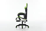 Комп'ютерне крісло з екошкіри з підставкою для ніг + 2 подушки EXTREME R1 3 КОЛЬОРИ НА ВИБІР, фото 7