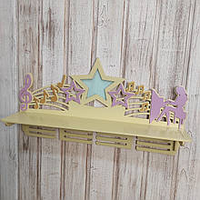 Полиця для нагород з вокалу. Полиця для нагород з вокалу. Медальниця для співачки. Холдер для дипломів