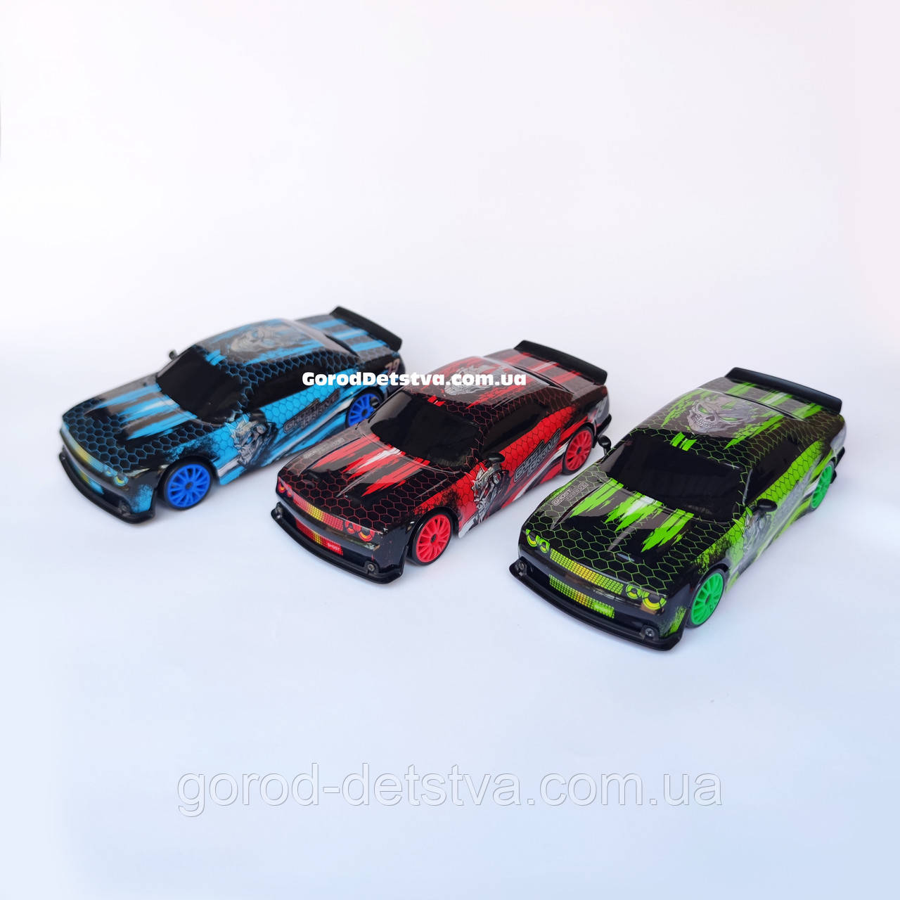 Іграшкова дрифт машинка на радіокеруванні Додж Хеллкет Dodge Hellcat Акумулятор, Корпус світиться 19 см, фото 1