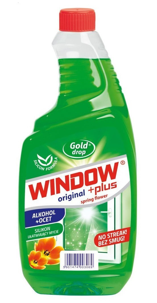 Рідина для чищення скла Window Spring Flower 750 мл (запаска), фото 1